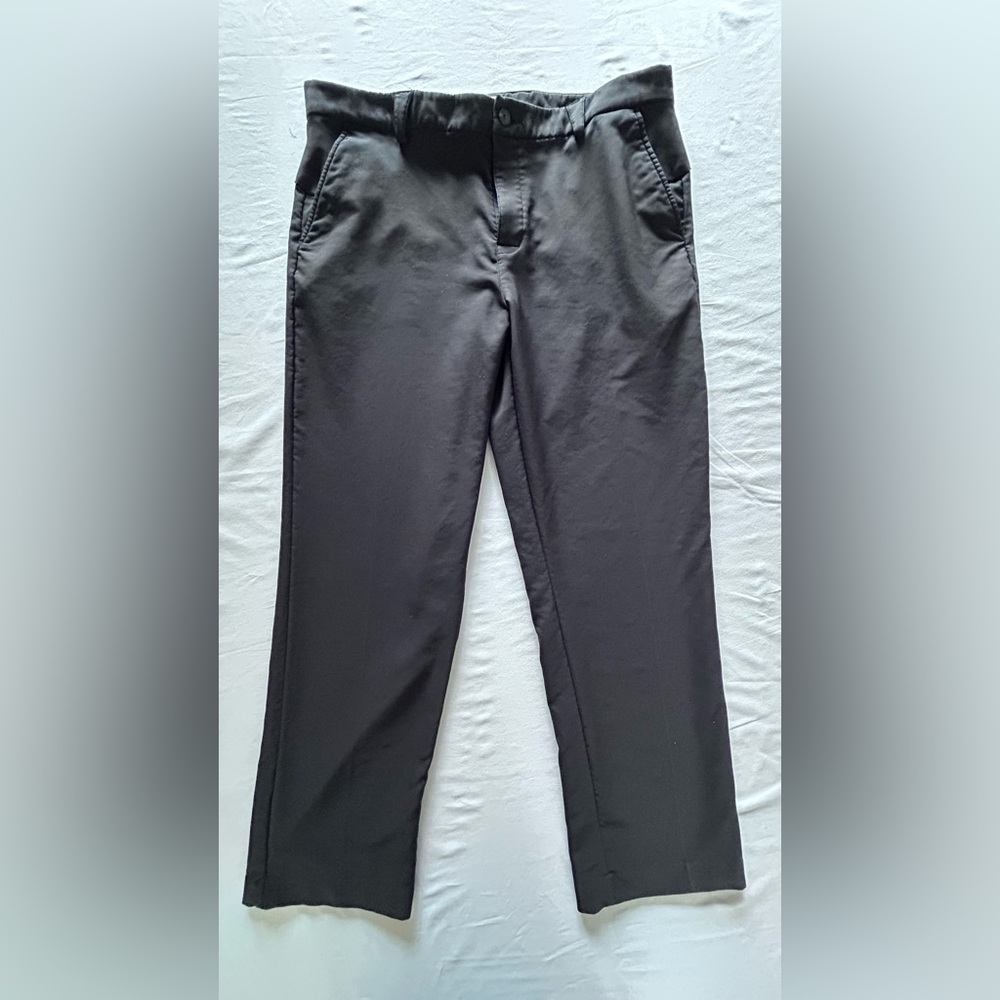 Adidas Golf Pants Mens 38x34 Black Lined Cold Weather Thermal